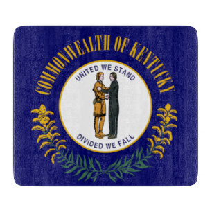 Planche À Découper Kentucky : Drapeau d'État américain du Commonwealt