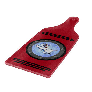 Planche À Découper KiniArt plongée Westie hublot