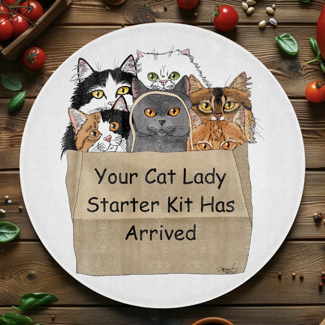 Planche À Découper Kit d'entrée Lady Cat (Créateur téléchargé)