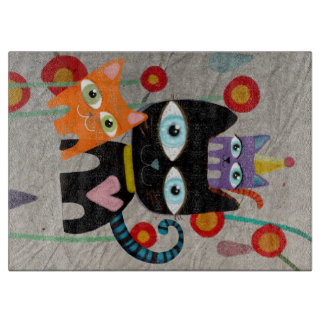 Planche À Découper KITTY CAT BABYCAT - Art Rupydetequila