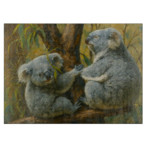 Planche À Découper Koala Companions - Paire réaliste de faune