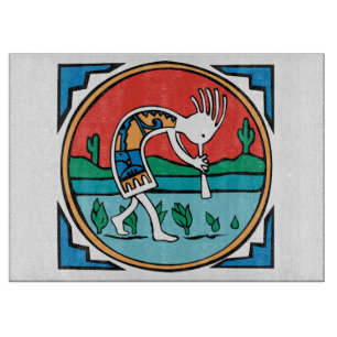Planche À Découper Kokopelli indien indigène