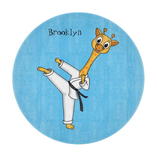 Planche À Découper Kung Fu giraffe (Devant)