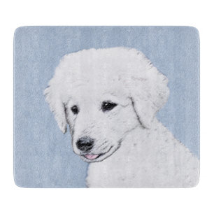 Planche À Découper Kuvasz Peinture - Cute Original Chien Art