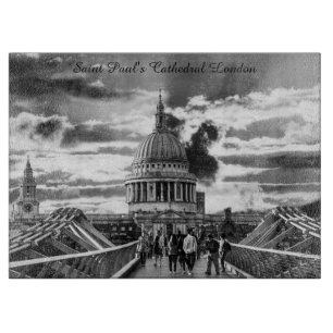 Planche À Découper La cathédrale Saint-Paul de Londres.