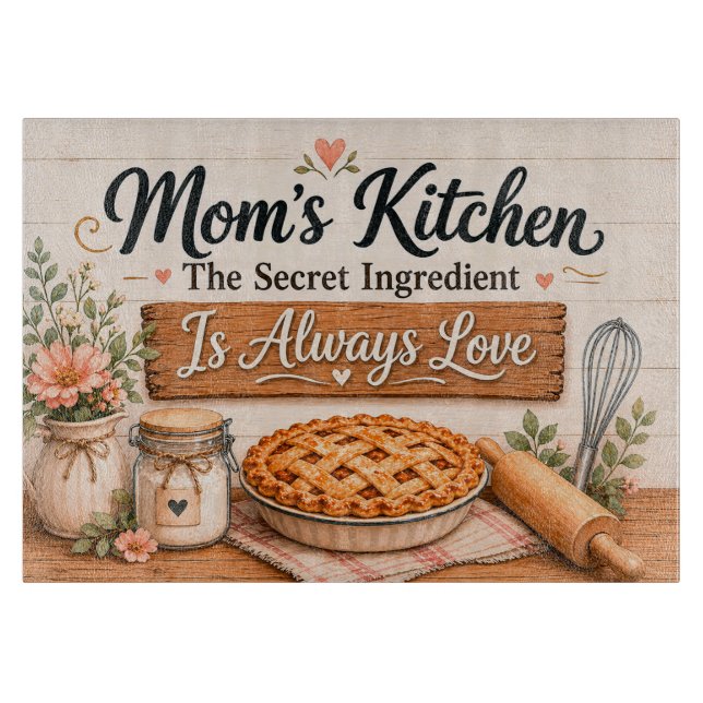 Planche À Découper La cuisine de maman (Devant)