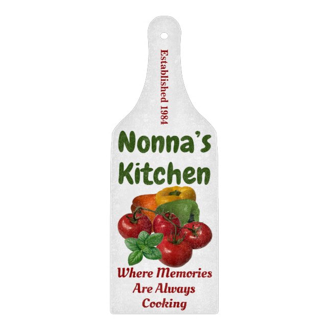 Planche À Découper "La cuisine de Nonna" (Devant)