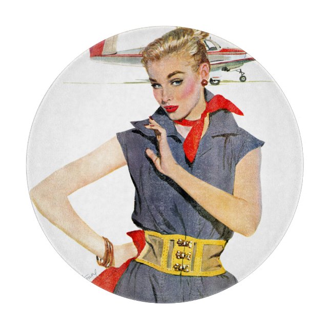 Planche À Découper La fille qui a volé des avions (Devant)