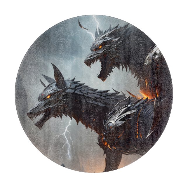 Planche À Découper La foudre Cyborg Wolves (Devant)