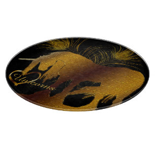 Planche À Découper La licorne d'or