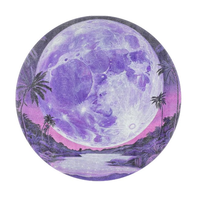 Planche À Découper "La Lune impossible"- (Devant)