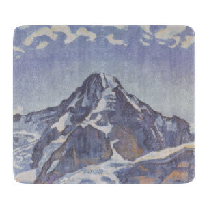 Planche À Découper La Montagne Des Moines Aux Nuages (Ferdinand Hodle