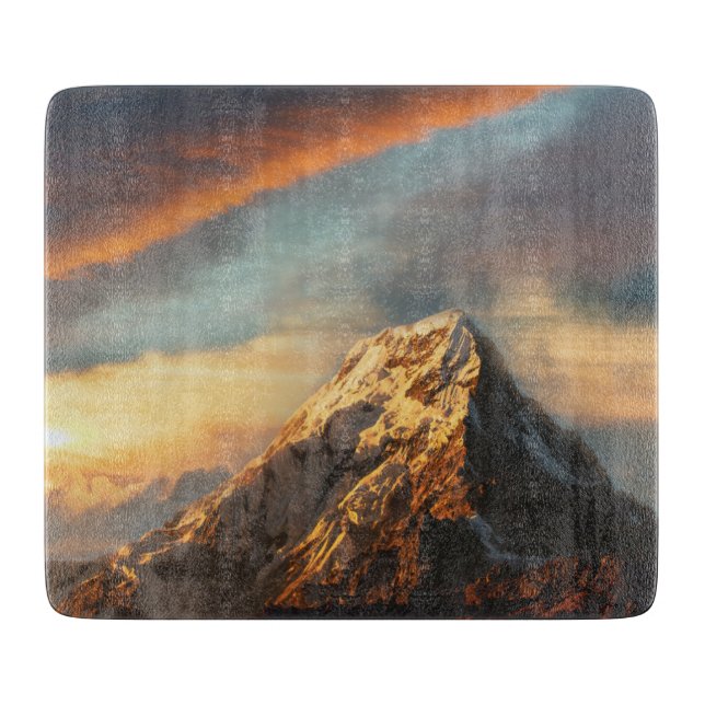 Planche À Découper La montagne majestueuse (Devant)