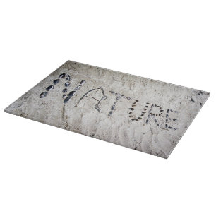 Planche À Découper La nature dans le sable