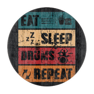 Planche À Découper La passion du tambour : illustration de design de