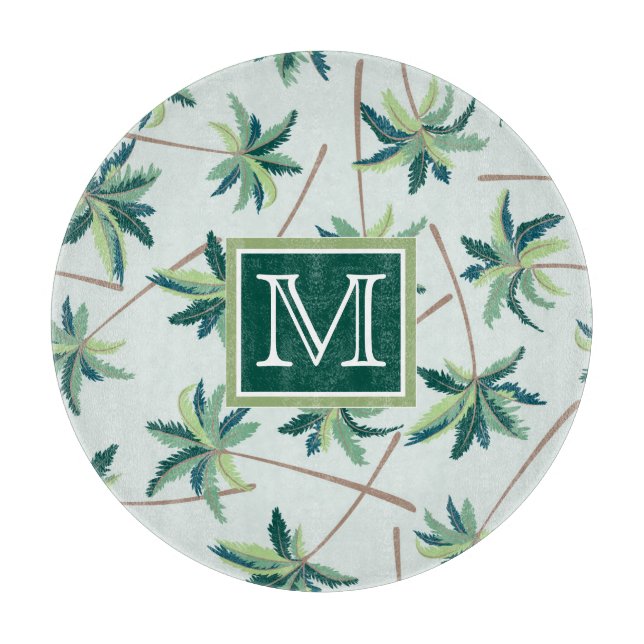 Planche À Découper La paume tropicale | de vulpin ajoutent votre (Devant)