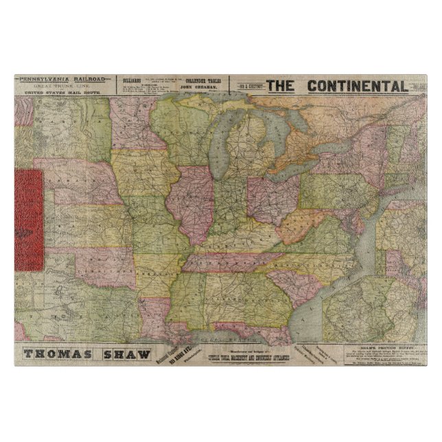 Planche À Découper La Pennsylvanie 6 (Devant)