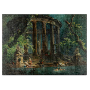 Planche À Découper La piscine by Hubert Robert
