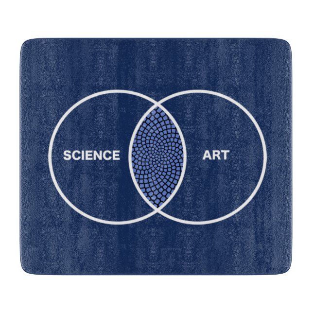 Planche À Découper La Science/diagramme Venn d'art (Devant)