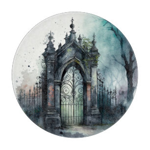 Planche À Découper La série Porte de Cimetière Gothique Design 11