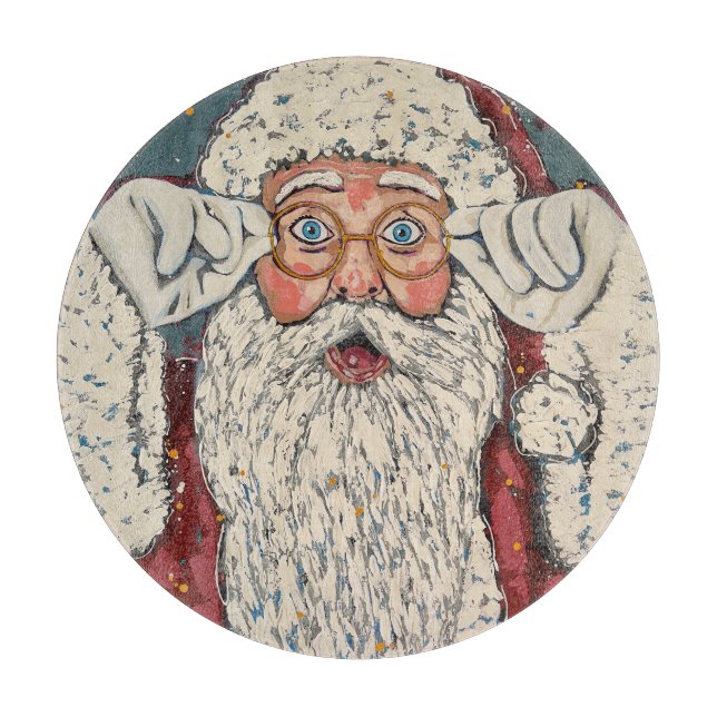 Planche À Découper La surprise du Père Noël (Devant)