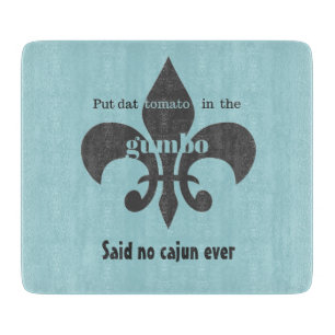 Planche À Découper La tomate dans le gombo n'a indiqué aucune planch