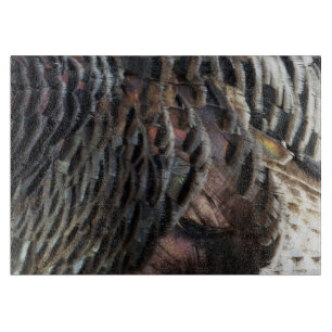 Planche À Découper La Turquie sauvage Plumes I Abstrait Nature Design