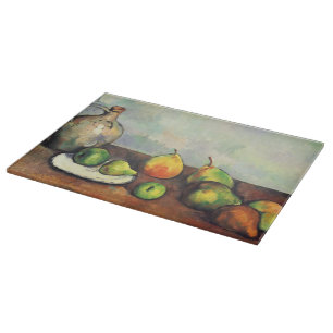 Planche À Découper La vie, broc et fruit de Paul Cezanne- toujours