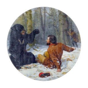Planche À Découper La vie d'un chasseur Une situation serrée Arthur