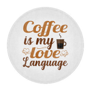 Planche À Découper La vie n'a pas de sens sans café dans ma vie