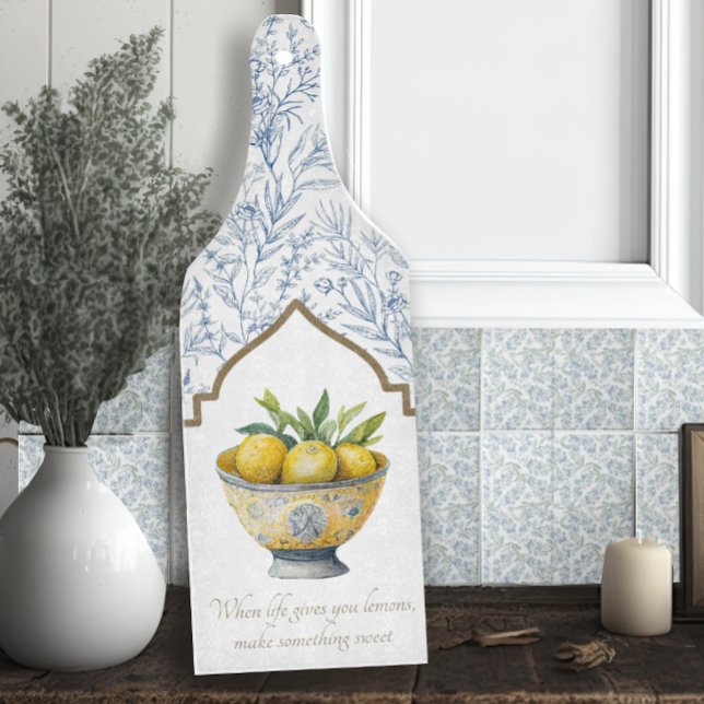 Planche À Découper La vie vous donne citrons Inspiration Marine Cuisi (Créateur téléchargé)