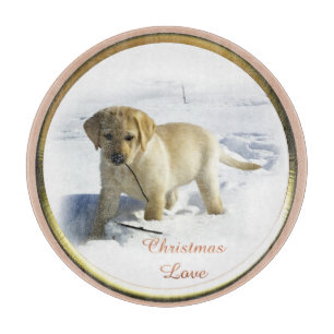 Planche À Découper Labrador Retriever Christmas