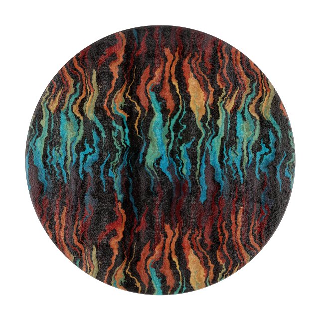 Planche À Découper L'abstrait incendie (Devant)