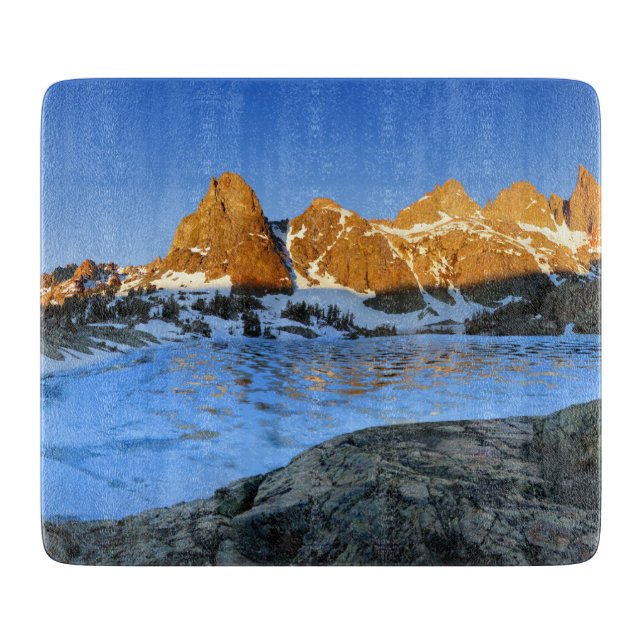 Planche À Découper Lac de Minaret gelé Sunrise - Sierra Nevada (Devant)