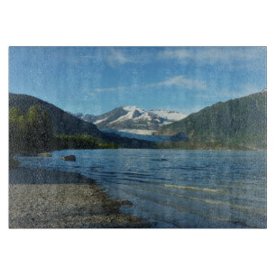 Planche À Découper Lac Mendenhall dans Juneau Paysage de l'Alaska