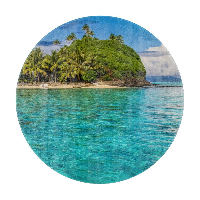 Planche À Découper Lagon de Bora Bora (Devant)