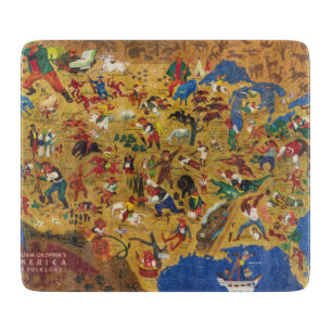 Planche À Découper L'Amérique de William Gropper - folklore de bande