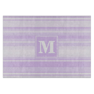 Planche À Découper Landes lilas monogrammes