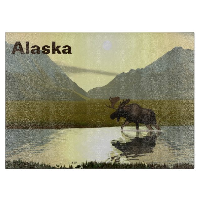 Planche À Découper L'après-midi Moose (Devant)