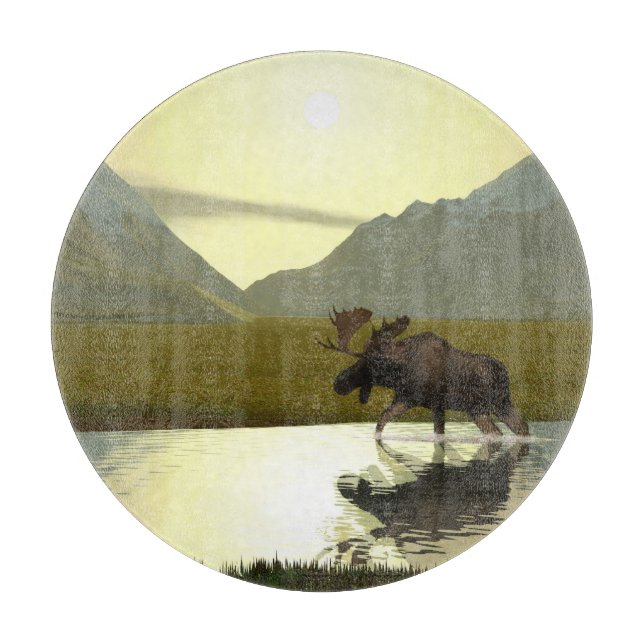 Planche À Découper L'après-midi Moose (Devant)