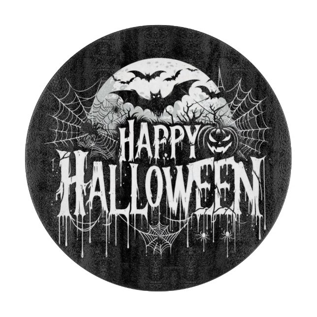 Planche À Découper L'art d'Halloween vintage (Devant)