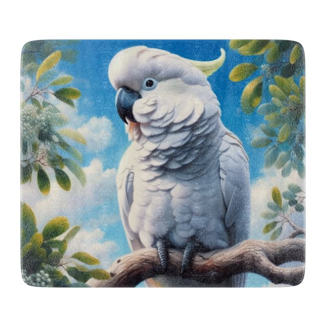 Planche À Découper L'art du Cockatoo (Devant)