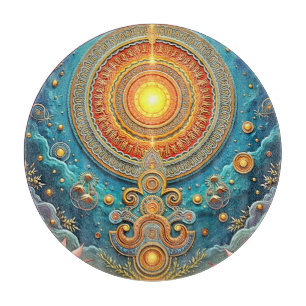 Planche À Découper L'art spirituel Mandala