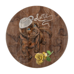 Planche À Découper Latte du laboratoire de chocolat