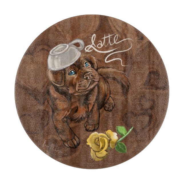 Planche À Découper Latte du laboratoire de chocolat (Devant)