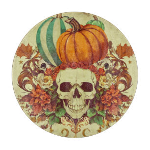Planche À Découper L'automne/Halloween/citrouille/squelette