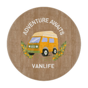Planche À Découper L'aventure attend VanLife