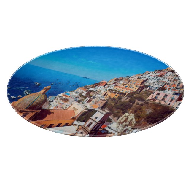 Planche À Découper ldp POSITANO - Côte d'Amalfi - Panorama (Coin)