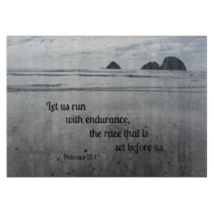 Planche À Découper Le 12:1 d'Hébreux nous a laissés courir avec la