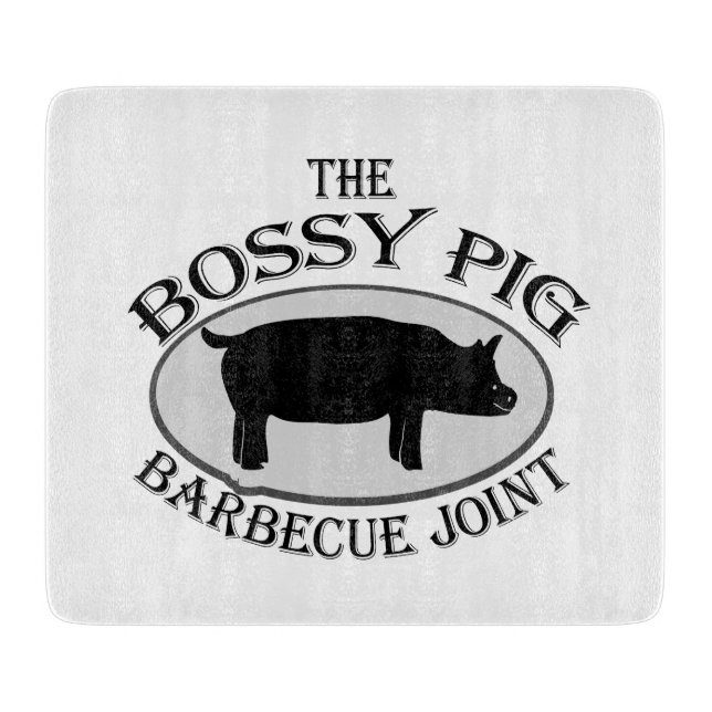 Planche À Découper Le barbecue du cochon autoritaire (Devant)